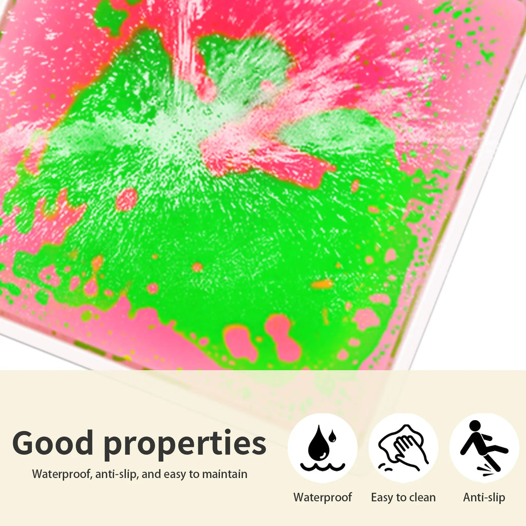 Sensory Play Liquid Mat for Kids - Visual And Tactile Stimulation Educational Fun Mat